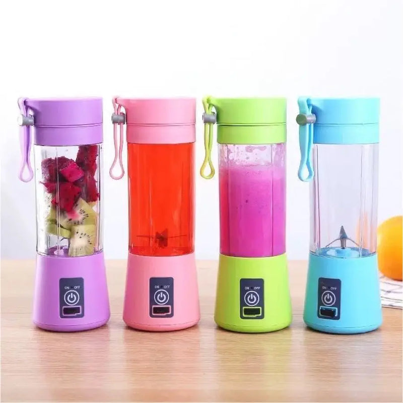 Mini Liquidificador Portátil Usb Juice Cap Take Shake 6 Lâminas Recarregavel