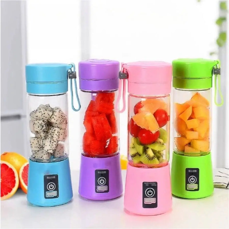 Mini Liquidificador Portátil Usb Juice Cap Take Shake 6 Lâminas Recarregavel