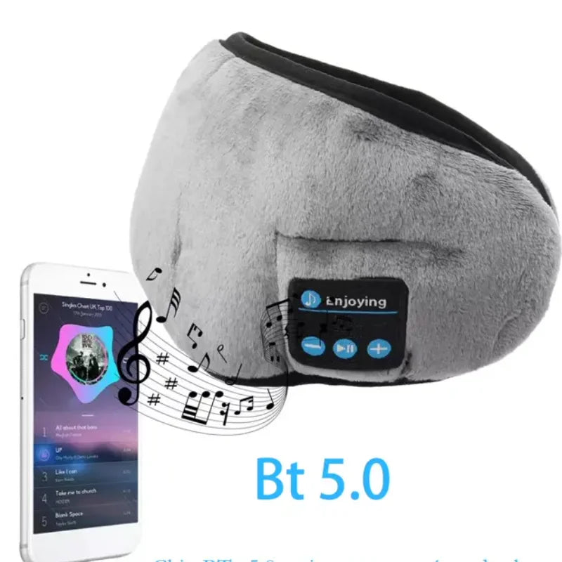 Fones De Ouvido Sem Fio Bluetooth, Esportes Dormir Headband, Fones De Ouvido Elásticos, Música Eye Mask, Headset