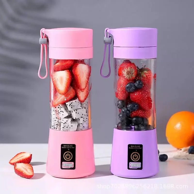 Mini Liquidificador Portátil Usb Juice Cap Take Shake 6 Lâminas Recarregavel