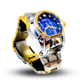 Invicta Zeus Magnum Men's Elegant Waterproof Stately Style 18K Gold Plated Watch + Gift in Box