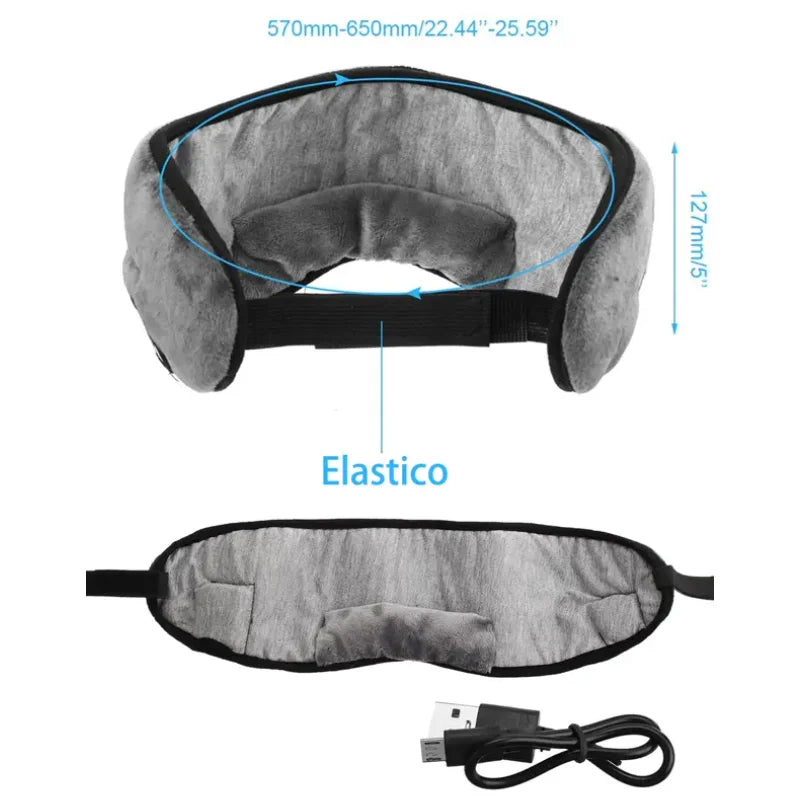 Fones De Ouvido Sem Fio Bluetooth, Esportes Dormir Headband, Fones De Ouvido Elásticos, Música Eye Mask, Headset