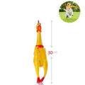 Rubber Sound Tie Toy para Pet, frango, frango, galo, cachorro, criança, bebê, 16 cm, 31 cm, 39 cm