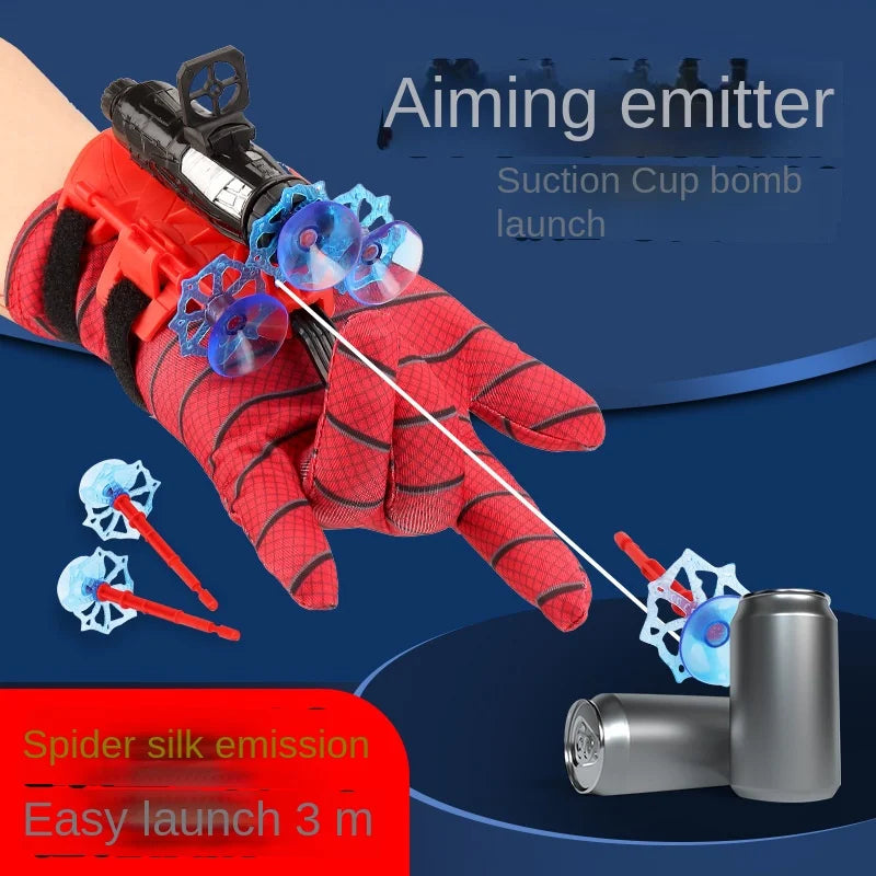 Spiderman Wrist Toy Set para Crianças, Personagens de Anime, Luva de RPG, Action Figure, Hobbies, Brinquedos, Novo