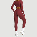 2PCS Yoga Suit Sports Set Women Quick-Drying Gym Set Women Tracksuit Running Workout Long Sleeve Sports Shirt Yoga Clothing