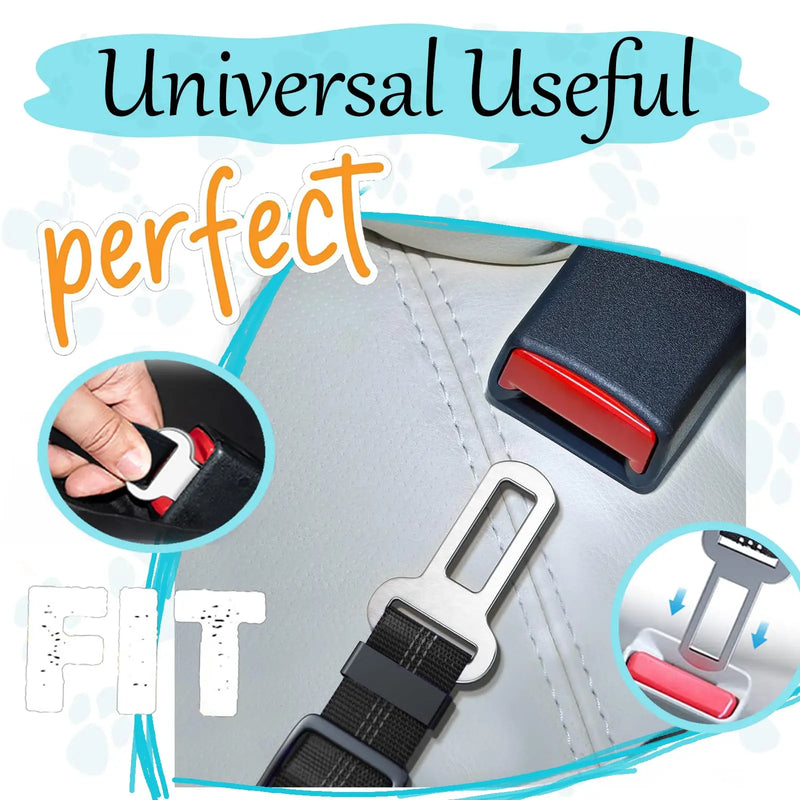 Ajustável e Heavy Duty Dog Car Seat Belt, Listrado Nylon, Grande corda de tração do cão para passeios de carro