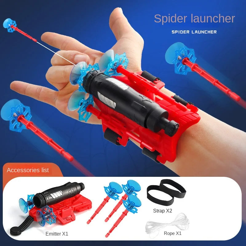 Spiderman Wrist Toy Set para Crianças, Personagens de Anime, Luva de RPG, Action Figure, Hobbies, Brinquedos, Novo